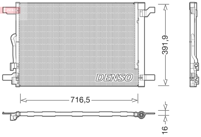 Radiator AC (uscator) potrivit AUDI A3, Q2, Q3, TT; CUPRA ATECA; SEAT ARONA, ATECA, IBIZA V, LEON, LEON SC, LEON SPORTSTOURER, LEON ST, TARRACO; SKODA FABIA IV, KAMIQ, KAROQ 1.0-2.0D dupa 2012 [2]