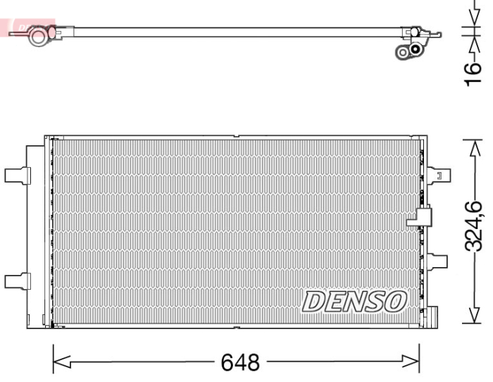Radiator AC (uscator) potrivit AUDI A4 ALLROAD B8, A4 B8, A5, A6 ALLROAD C7, A6 C7, A7, Q5; PORSCHE MACAN 1.8-4.0 2007-2018 [2]