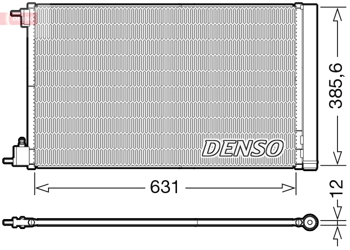 Radiator AC (uscator) potrivit CHEVROLET MALIBU; OPEL INSIGNIA A, INSIGNIA A COUNTRY 1.6-2.8 dupa 2008 [2]