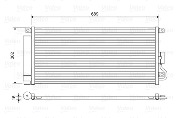 Radiator AC (uscator) potrivit CHEVROLET TRAX; OPEL MOKKA / MOKKA X 1.4/1.6D/1.7D dupa 2012 [2]