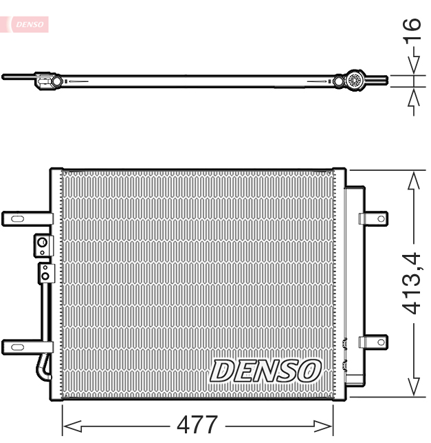 Radiator AC (uscator) potrivit HYUNDAI IONIQ Electric 2016-2022 [2]