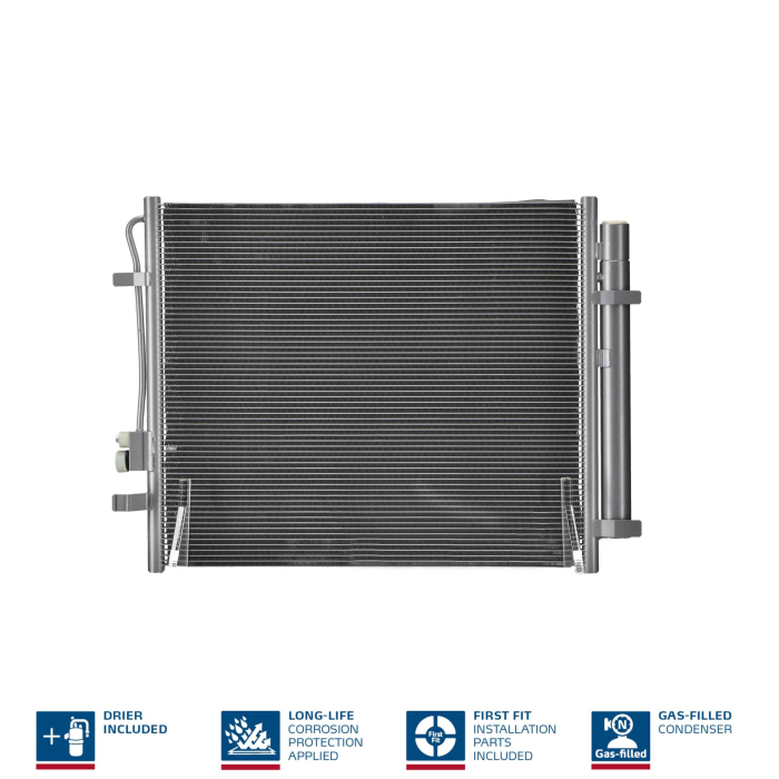 Radiator AC (uscator) potrivit HYUNDAI SANTA FE IV, SANTA FE V; KIA SORENTO IV 1.6H/2.2D dupa 2018 [2]