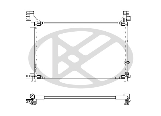 Radiator AC (uscator) potrivit LEXUS GS, RC, RX 2.0 dupa 2015 [2]