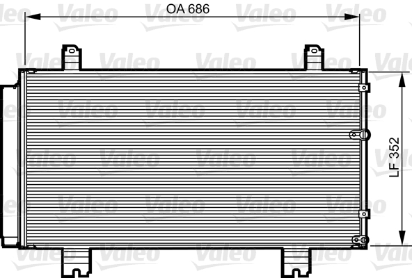 Radiator AC (uscator) potrivit LEXUS IS C, IS II 2.5 2005-2015 [2]