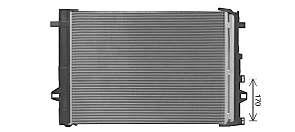 Radiator AC (uscator) potrivit MERCEDES A (W176), B SPORTS TOURER (W245), B SPORTS TOURER (W246, W242), CLA (C117), CLA SHOOTING BRAKE (X117), GLA (X156); INFINITI Q30 1.5D-Electric dupa 2010 [3]