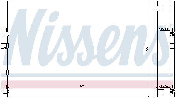 Radiator aer conditionat AC potrivit RENAULT GRAND SCENIC II, MEGANE II, SCENIC II 1.9D/2.0D 11.02- [3]