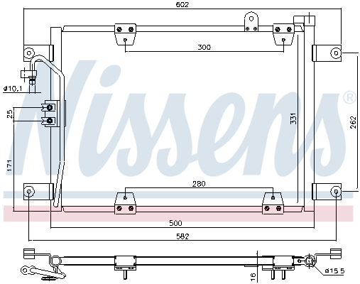 Radiator aer conditionat ac potrivit suzuki grand vitara i 2.0 2.0d 2.5 03.98-07.03
