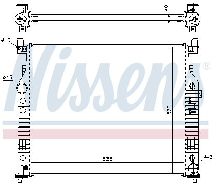 Radiator apa racire motor MERCEDES GL (X164), M (W164), R (W251, V251), SL (R230) 3.0-6.2 intre 2006-2012