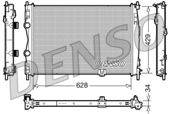 Radiator apa racire motor NISSAN QASHQAI I 2.0D intre 2007-2013