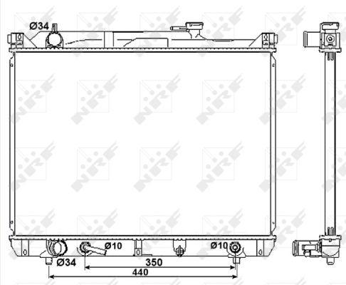 Radiator apa racire motor SUZUKI GRAND VITARA I 2.7 intre 2001-2003