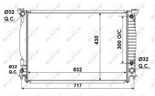 Radiator apa racire motor (transmisie automata) AUDI A4, A6 3.0 3.2 intre 2000-2009