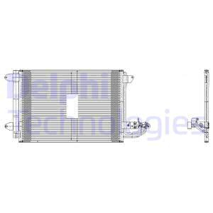 Radiator clima AC cu uscator AUDI A3, TT; SEAT ALTEA, ALTEA XL, LEON, TOLEDO III; SKODA OCTAVIA I, OCTAVIA II, SUPERB II, YETI; VW CADDY ALLTRACK, CADDY III, CADDY IV, EOS 1.0-3.6 dupa 2002