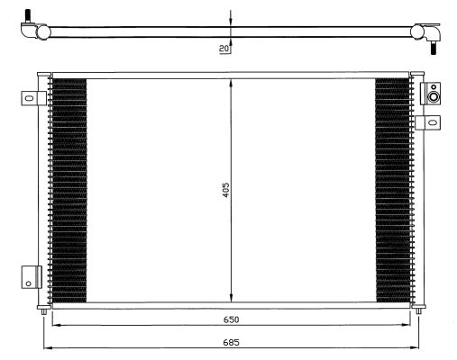 Radiator clima AC JAGUAR S-tip 3.0 4.0 intre 1999-2007