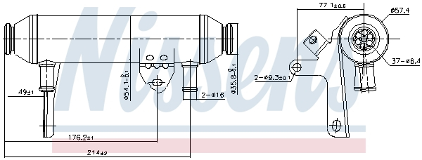 Radiator EGR potrivit FIAT DOBLO, DOBLO MINIVAN, IDEA; LANCIA MUSA 1.9D 10.01-