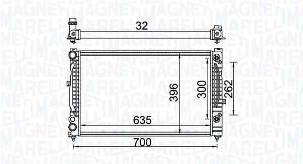 Radiator motor (Automat/Manual) potrivit AUDI A4 B5, A6 C5; SKODA SUPERB I; VW PASSAT B5, PASSAT B5.5 1.6-2.5D [2]