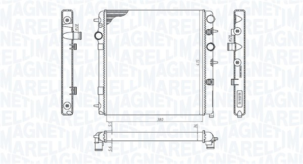 Radiator motor (Automat Manual) potrivit CITROEN C3 II, DS3; PEUGEOT 207, 208 I 1.4-1.6