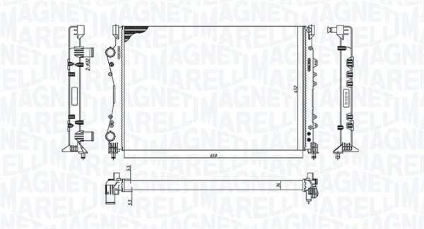 Radiator motor (Automat Manual) potrivit RENAULT ESPACE III 2.0