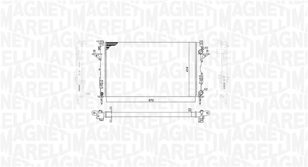 Radiator motor (Automat/Manual) potrivit RENAULT ESPACE IV, LAGUNA II, VEL SATIS 1.6-2.2D [2]