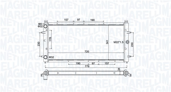 Radiator motor (Automat Manual) potrivit VW CALIFORNIA T4 CAMPER, TRANSPORTER T4 1.8-2.8