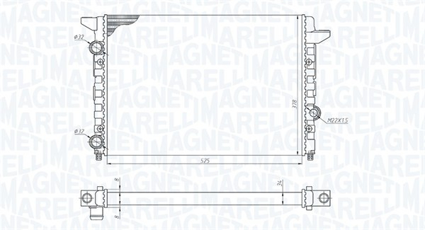 Radiator motor potrivit VW PASSAT B3/B4 1.6-2.0 (Automat/Manual) [2]