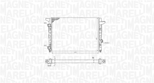 Radiator motor (Automat Manual) potrivit VW PASSAT B3 B4 1.6-2.0