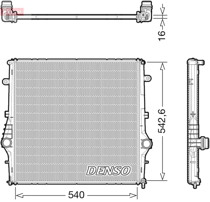 Radiator motor potrivit ALFA ROMEO GIULIA, STELVIO 2.2D dupa 2015 (automat) [2]