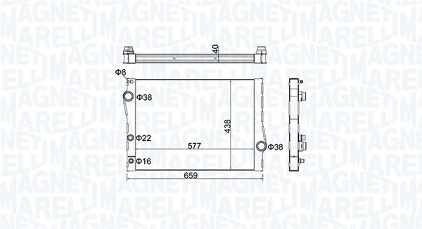 Radiator motor (Automat) potrivit BMW X5 (E70), X6 (E71, E72) 3.0 3.0D