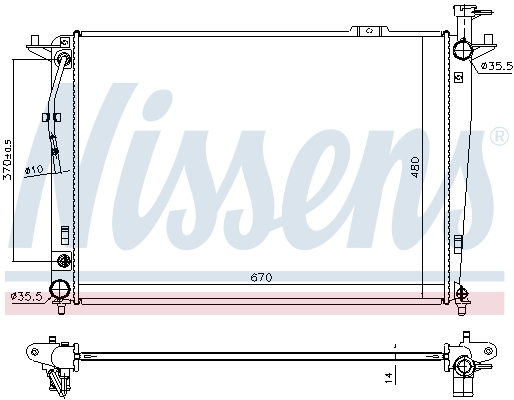 Radiator motor potrivit HYUNDAI SANTA FE IV, SANTA FÉ II, SANTA FÉ III 2.4 2010-2020 (automat) [2]