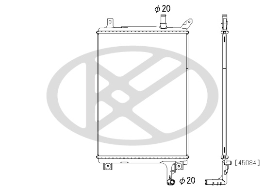Radiator motor potrivit JEEP WRANGLER IV 2.2D dupa 2017 (automat) [2]