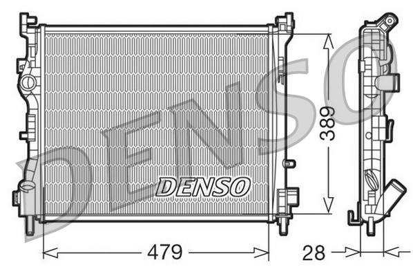 Radiator motor potrivit NISSAN NAVARA NP300, NP300, PATHFINDER III 2.5D (Automat) [3]