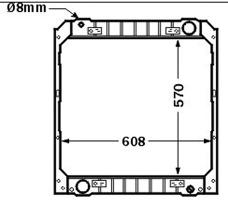 Radiator motor (cu rama) potrivit IVECO EUROCARGO I-III 8060.25R.4200-8060.45STCA 01.91-09.15 [4]