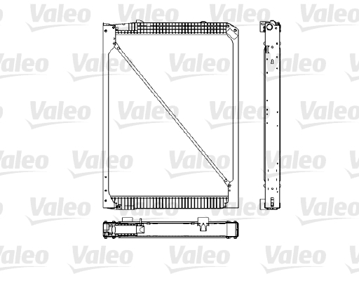 Radiator motor potrivit MERCEDES ACTROS, ACTROS MP2 / MP3 OM541.920-OM542.969 dupa 1996 (cu rama) [3]