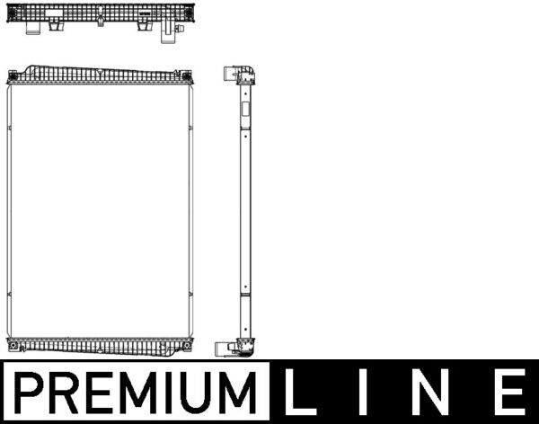 Radiator motor potrivit MAN TGL I, TGM I D0836LFL40-D0836LFLAN 2005-2022 (fara cadru) [3]