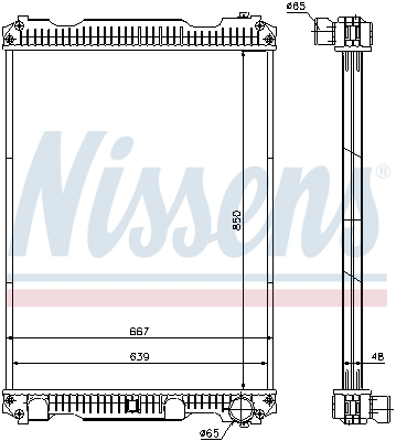 Radiator motor potrivit IRISBUS AGORA, CITELIS, CREALIS F2BE0642A-F2BE4682D dupa 2003 (fara carcasa) [2]