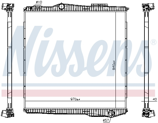 Radiator motor potrivit SCANIA G I, K I, P I, R I DC09.108-DT16.08 dupa 2003 (fara carcasa) [2]
