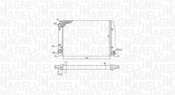 Radiator motor potrivit AUDI 80 B2, 80 B3 1.3/1.6/1.8 (Manual) [2]