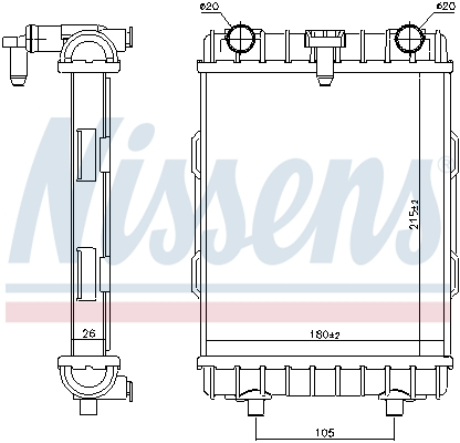 Radiator motor potrivit AUDI A1, A3, Q2, TT; CUPRA ATECA, FORMENTOR, LEON, LEON SPORTSTOURER; SEAT ATECA, LEON, LEON SC, LEON SPORTSTOURER, LEON ST, LEON/HATCHBACK 2.0/2.5 dupa 2010 (manual) [3]