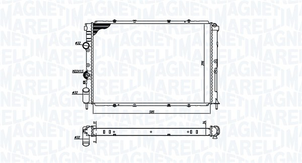 Radiator motor (Manual) potrivit CITROEN BERLINGO, BERLINGO MINIVAN, C4, C4 I, XSARA, XSARA PICASSO, XSARA HATCHBACK, XSARA KOMBI; PEUGEOT 2008 I, 307, PARTNER, PARTNER MINIVAN 1.1-2.0D