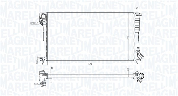 Radiator motor (Manual) potrivit CITROEN BERLINGO, BERLINGO MINIVAN, XSARA, XSARA HATCHBACK, XSARA KOMBI; PEUGEOT 306, 306 HATCHBACK, PARTNER, PARTNER MINIVAN 1.8D 1.9D 2.0D