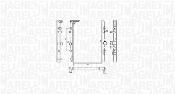 Radiator motor (Manual) potrivit CITROEN C5 I; PEUGEOT 406, 607 1.8-2.2