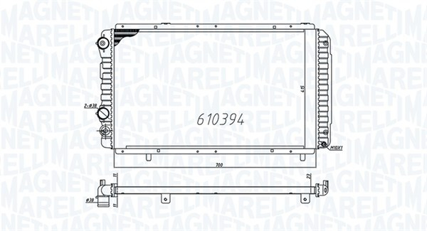 Radiator motor potrivit CITROEN JUMPER I; FIAT DUCATO; PEUGEOT BOXER 1.9D 2.0