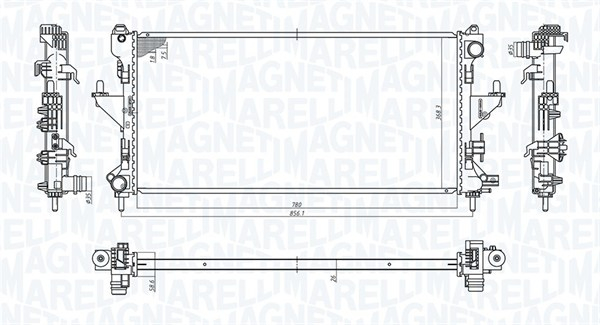 Radiator motor (Manual) potrivit CITROEN JUMPER II; FIAT DUCATO; PEUGEOT BOXER 2.2D-3.0D [2]