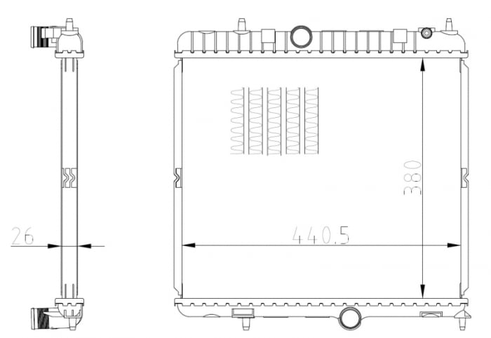 Radiator motor (Manual) potrivit DS DS 5; CITROEN DS5; PEUGEOT 3008 2.0D 2.0DH