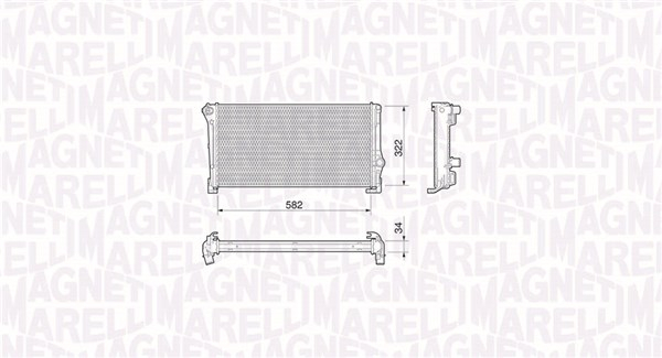 Radiator motor (Manual) potrivit FIAT IDEA, PUNTO, PUNTO HATCHBACK; LANCIA MUSA, YPSILON 1.3D