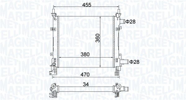 Radiator motor (Manual) potrivit FORD KA 1.3 [2]