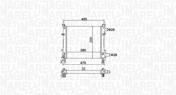 Radiator motor (Manual) potrivit FORD KA 1.3