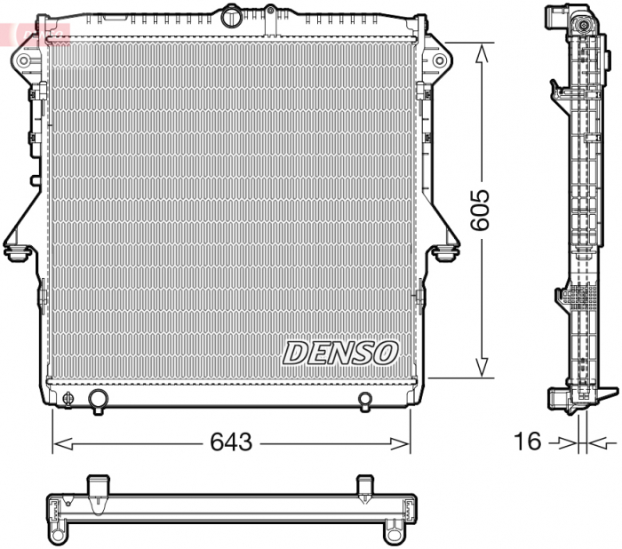 Radiator motor (Manual) potrivit HONDA CIVIC IX 1.4