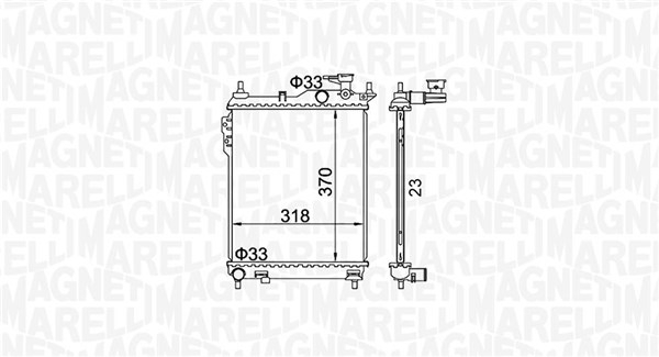 Radiator motor (Manual) potrivit HYUNDAI GETZ 1.1 1.3 1.4