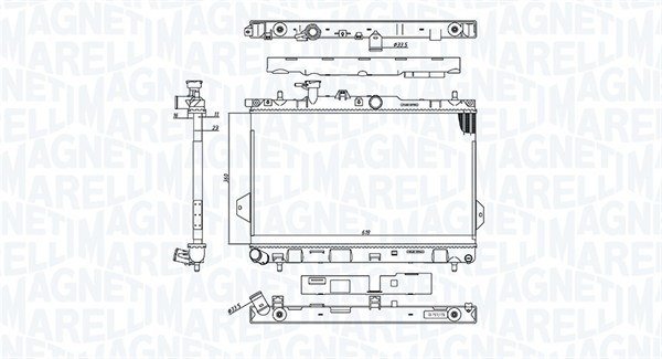 Radiator motor (Manual) potrivit HYUNDAI HIGHWAY, MATRIX, TRAJET 1.6-2.7