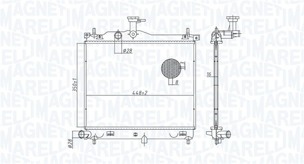 Radiator motor (Manual) potrivit HYUNDAI I10 I 1.1-1.2LPG